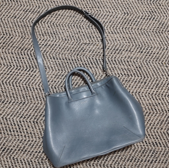 Blue/grey Matt and Nat vegan satchel - Picture 3 of 12